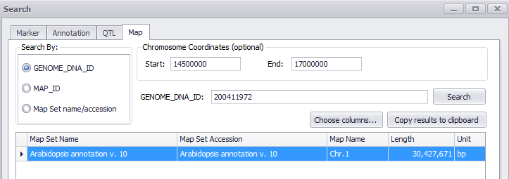 Search window for Maps by GENOME_DNA_ID